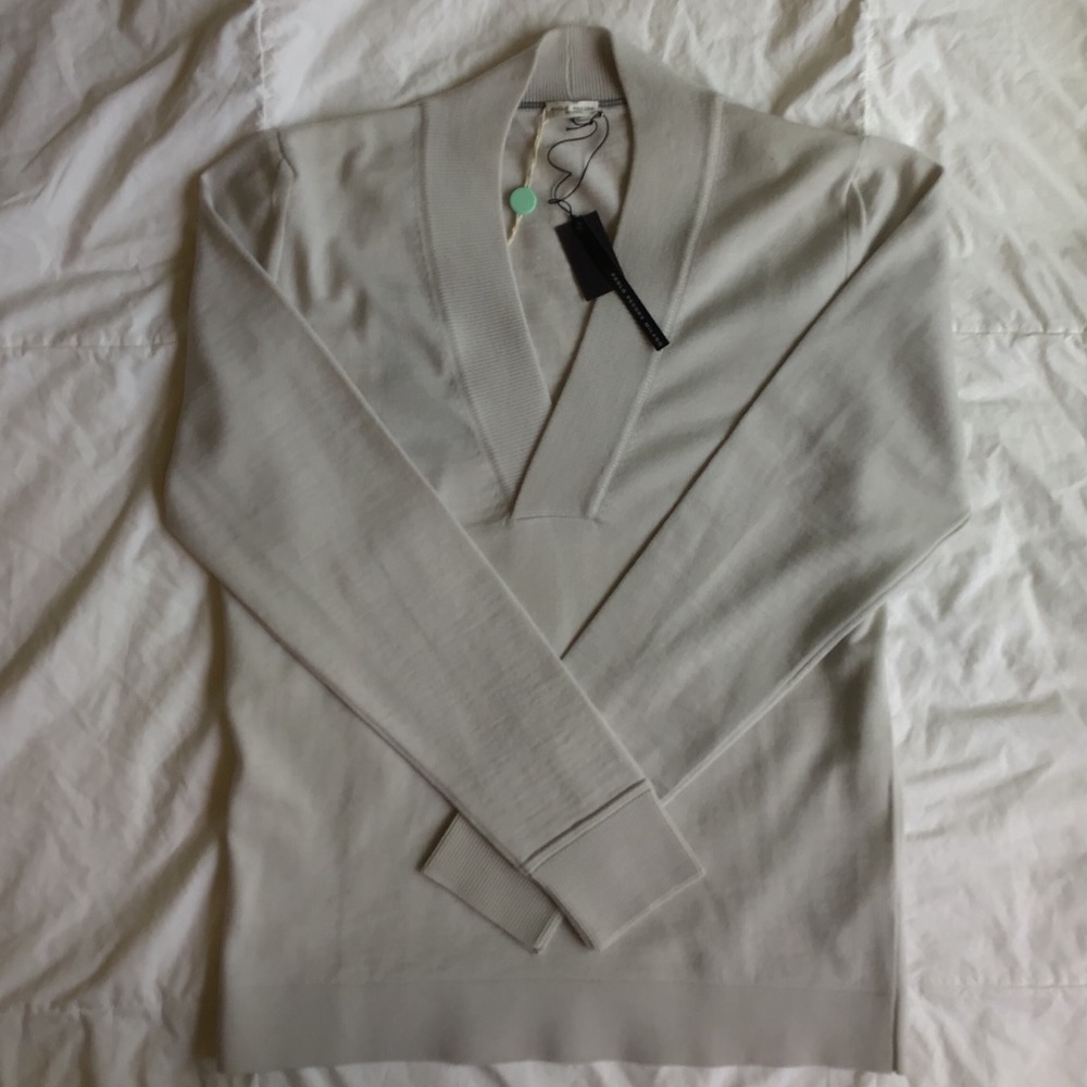 NWT Paolo Pecora Milano slim wool sweater